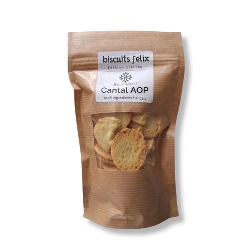Biscuits apéritifs au Cantal AOP  - fait main - biscuits apéritifs - Biscuits Félix × Atlas des Saveurs 