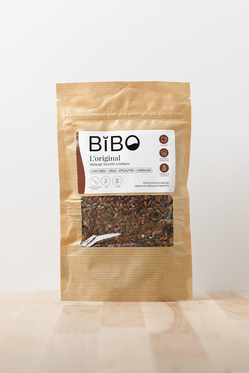 L'Original mélange torréfié en grain - chicorée, orge, épeautre, sarrasin BIBO Boisson × Atlas des Saveurs 