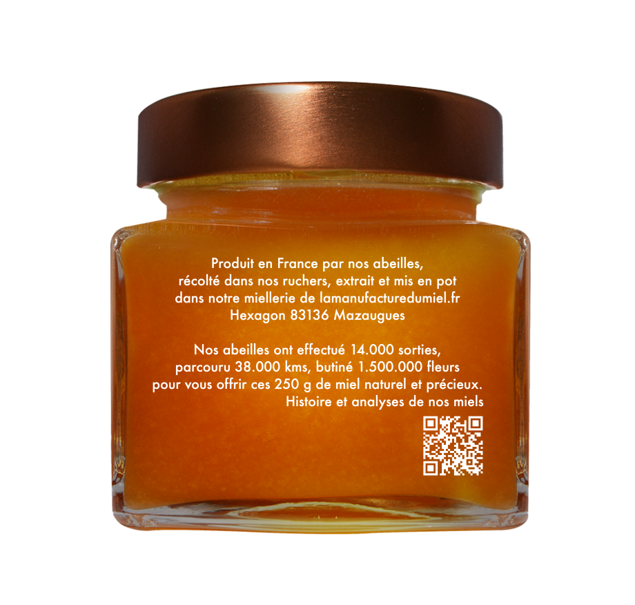 MIEL DE TILLEUL / miel français - made in france - La Manufacture du Miel × Atlas des Saveurs 